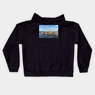 Stavanger Harbourside as Digital Art Kids Hoodie